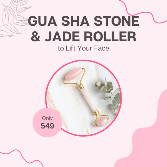 Gua Sha Stone with Jade Roller